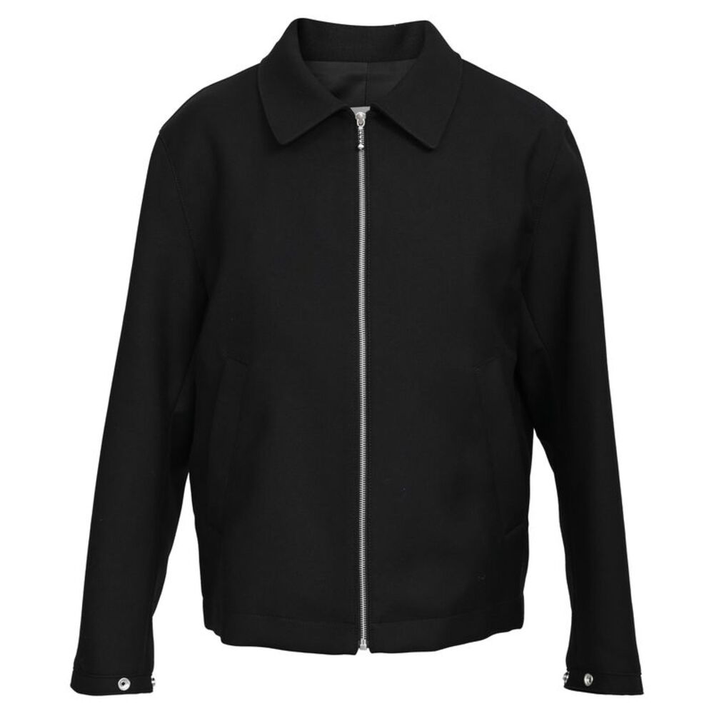 Sandro Paris Zip-Up Jacket in Black Polyester